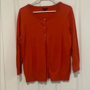 Talbot Orange Button Down Cardigan